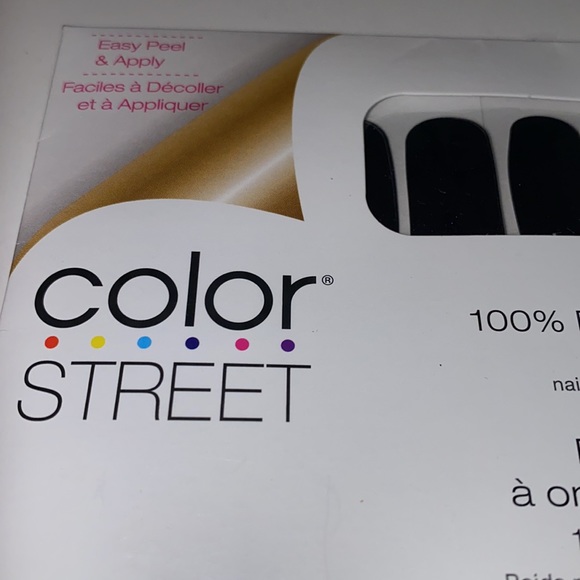 NEW color street purple and black polish strips - Picture 2 of 6